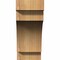 Ekena Millwork Mediterranean Smooth Corbel, Western Red Cedar, 3 1/2"W x 8"D x 8"H COR04X08X08MED00SWR - alternate 2